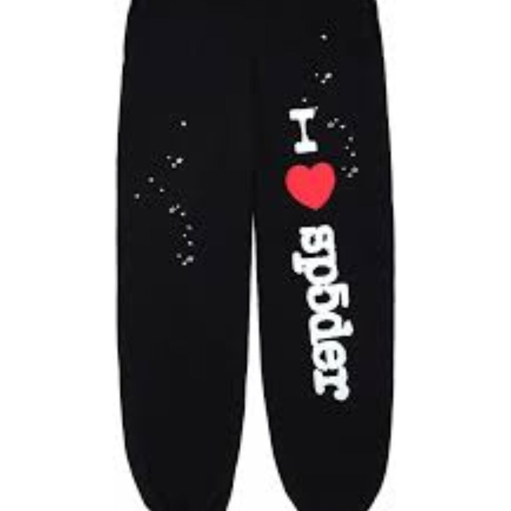 Sp5der I love Sp5der Sweatpants Black